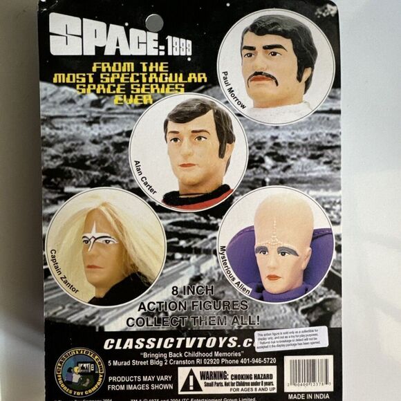 SPACE 1999 8” FIGURE Mysterious ALIEN New In Package Retro - Picture 4 of 6